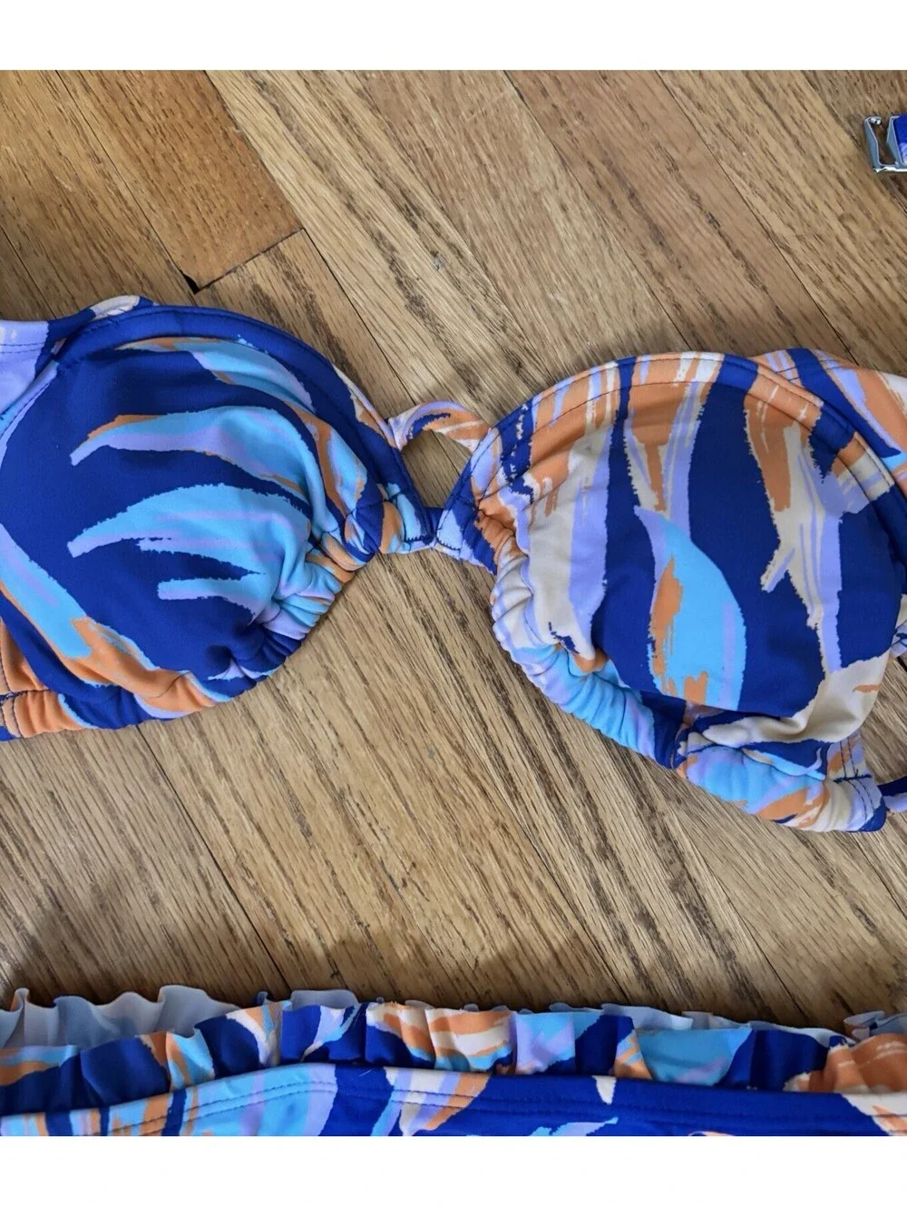 Cupshe Women's Blue Bikini Swim Set Size XS